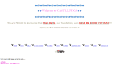 Desktop Screenshot of casullpugs.com